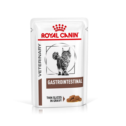 ROYAL CANIN VETERINARY DIET Gastrointestinal Adult Wet Cat Food Pouches 85G