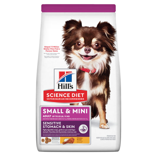 Hill's Science Diet Sensitive Skin & Stomach Adult Small & Mini Dry Dog Food