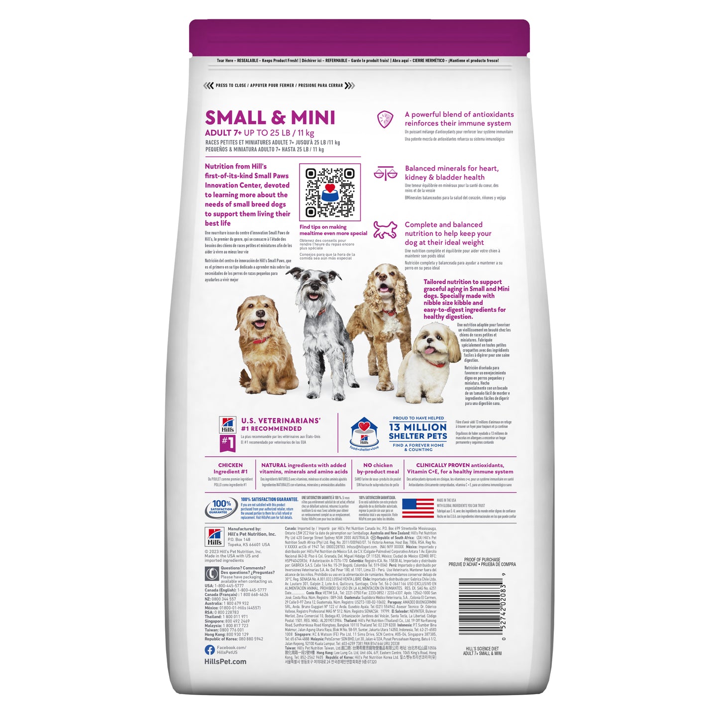 Hill's Science Diet Adult Small & Mini 7+ Dry Dog Food