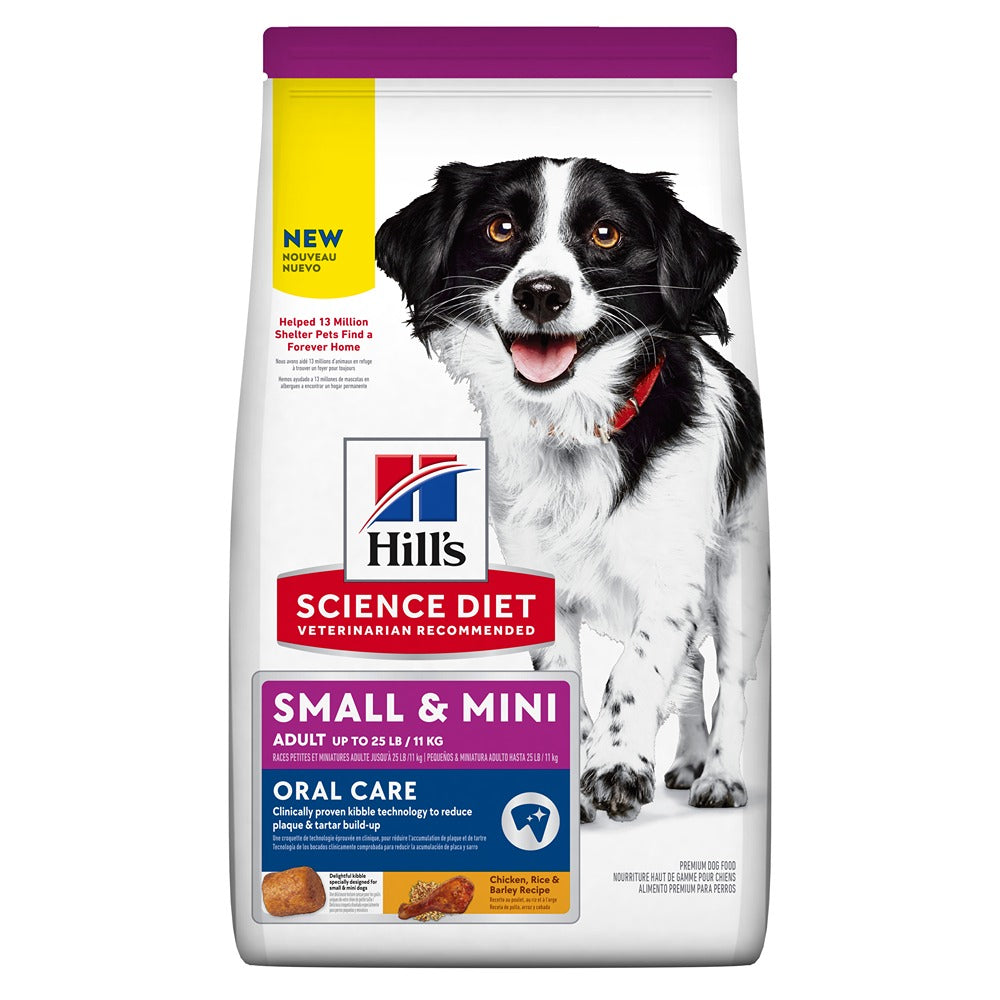 Hill's Science Diet Adult Oral Care Small & Mini Dry Dog Food