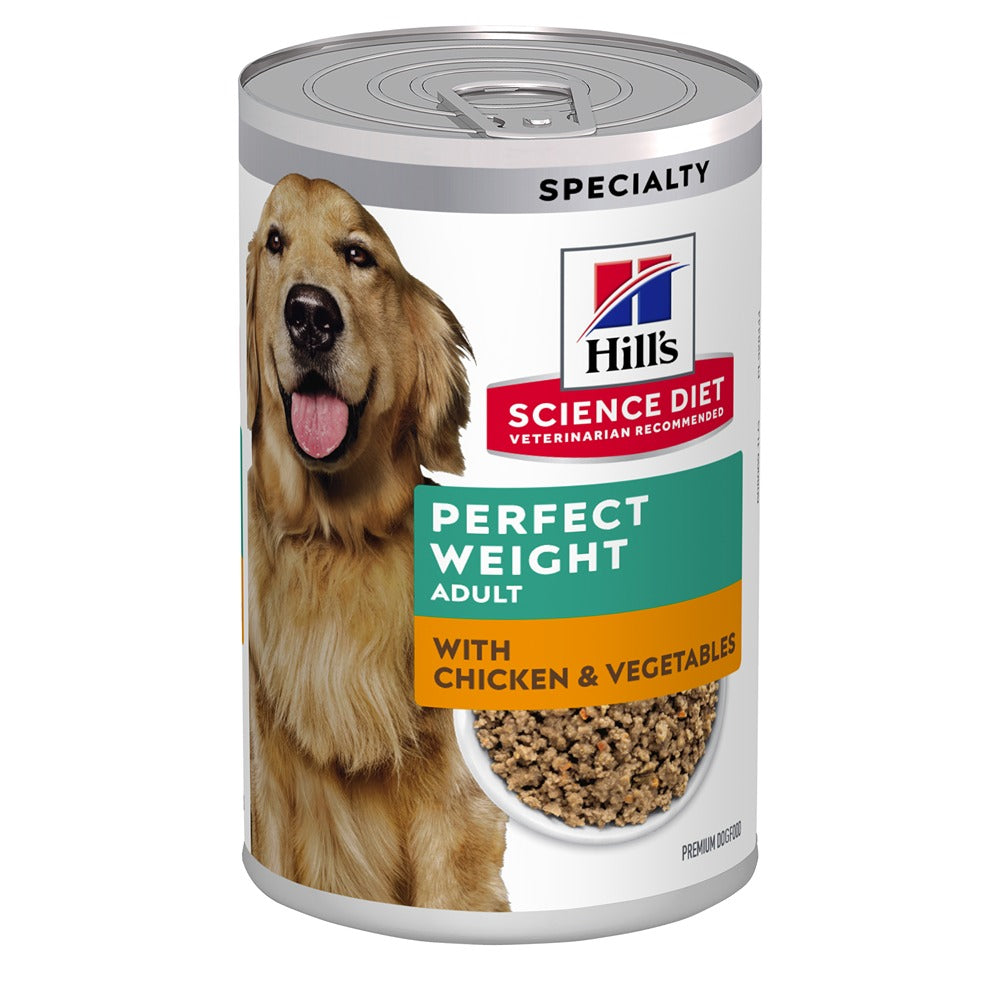 Hill's Science Diet Adult Perfect Weight Canned Wet Dog Food 363g