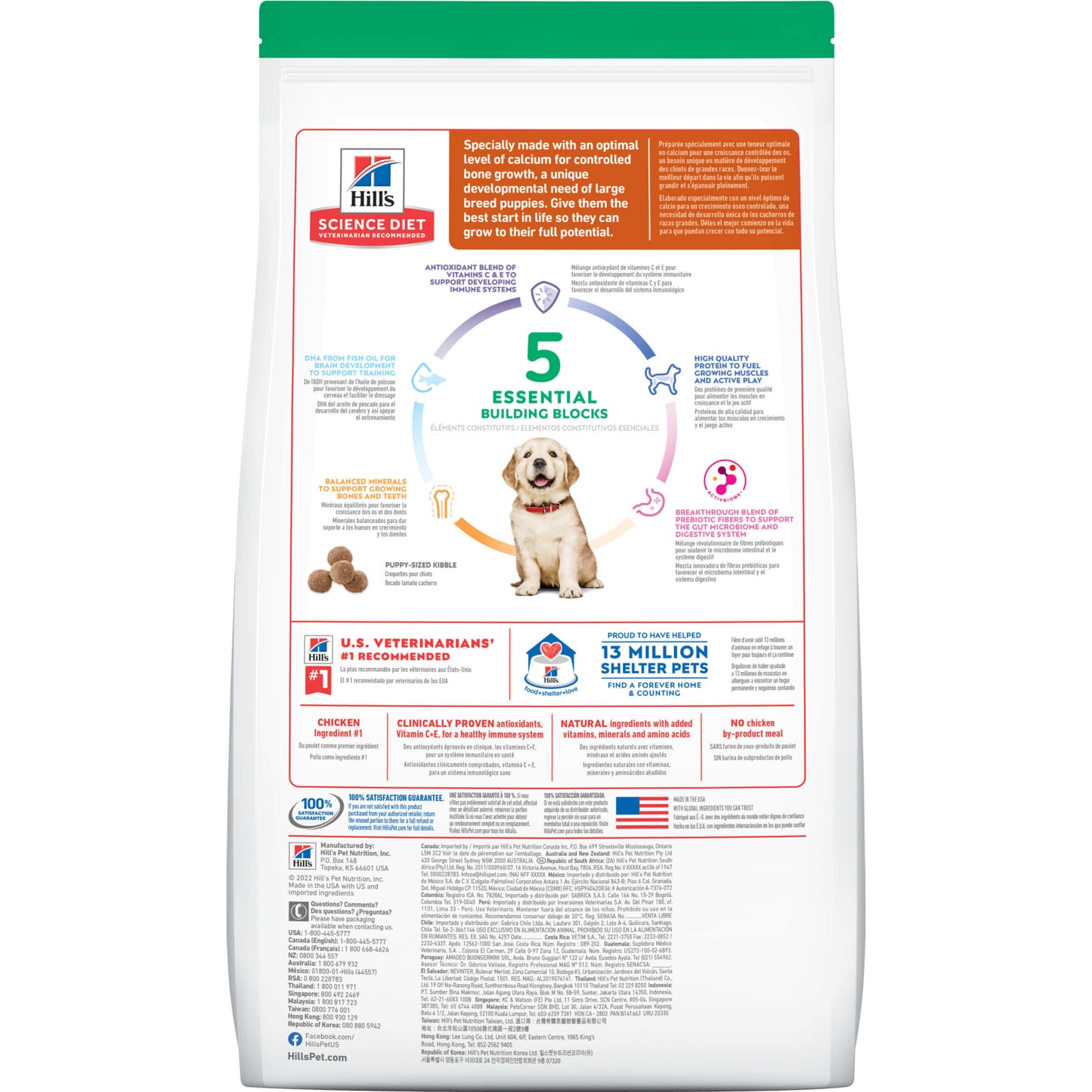 Hill's Science Diet Large Breed Puppy Chicken Dry Dog Food