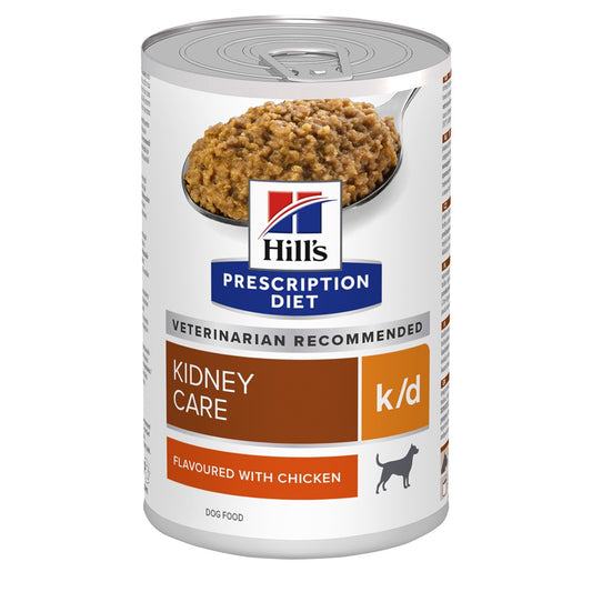 Hill's Prescription Diet k/d Kidney Care with Chicken Canned Wet Dog Food 370g