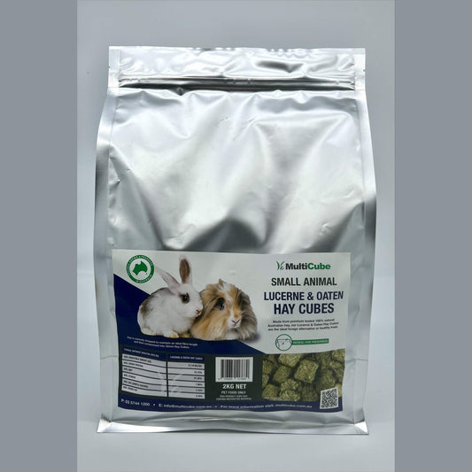 Multicube Small Animal Lucerne & Oaten Hay Cubes - 2kg