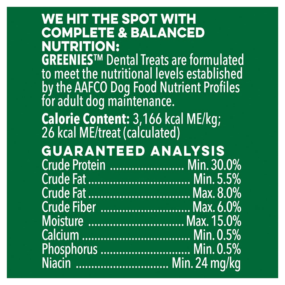 Greenies Dog Original Treat Teenie 170g