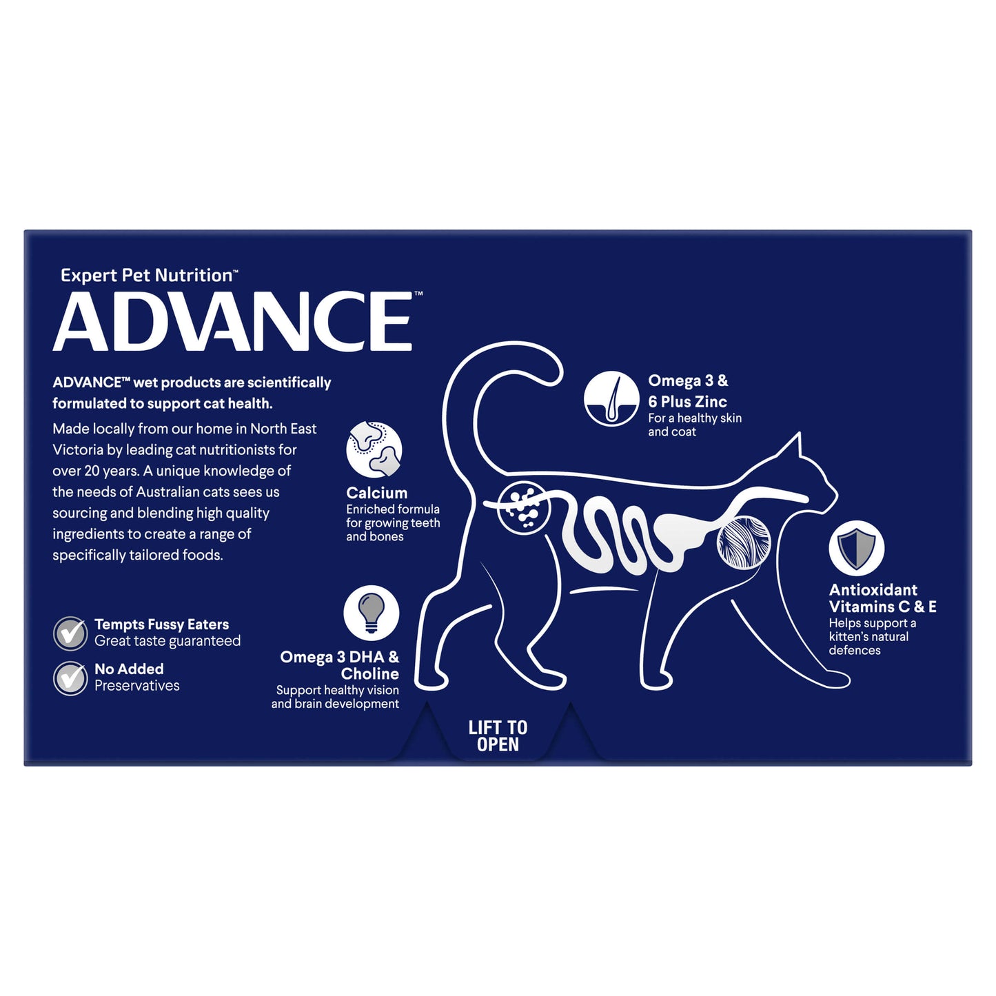 Advance Kitten Chicken & Salmon Medley Wet Cat Food