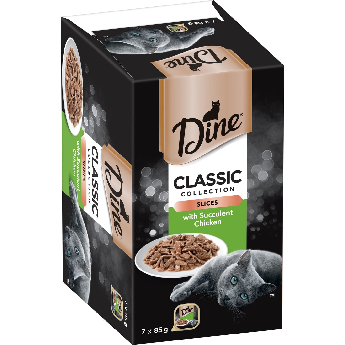 Dine Classic Collection Slices with Succulent Chicken Wet Cat Food