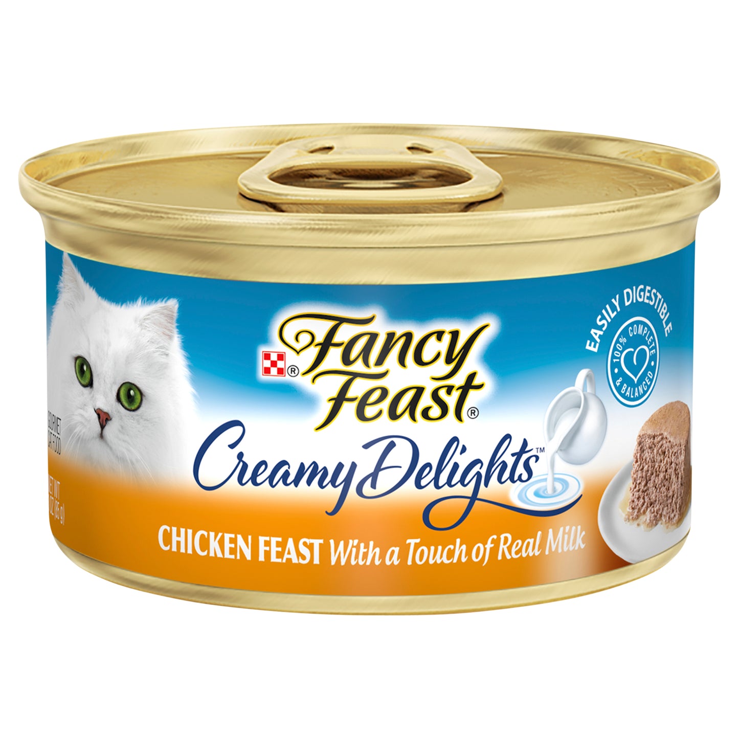 Fancy Feast Adult Creamy Delights Chicken Feast Wet Cat Food 85g