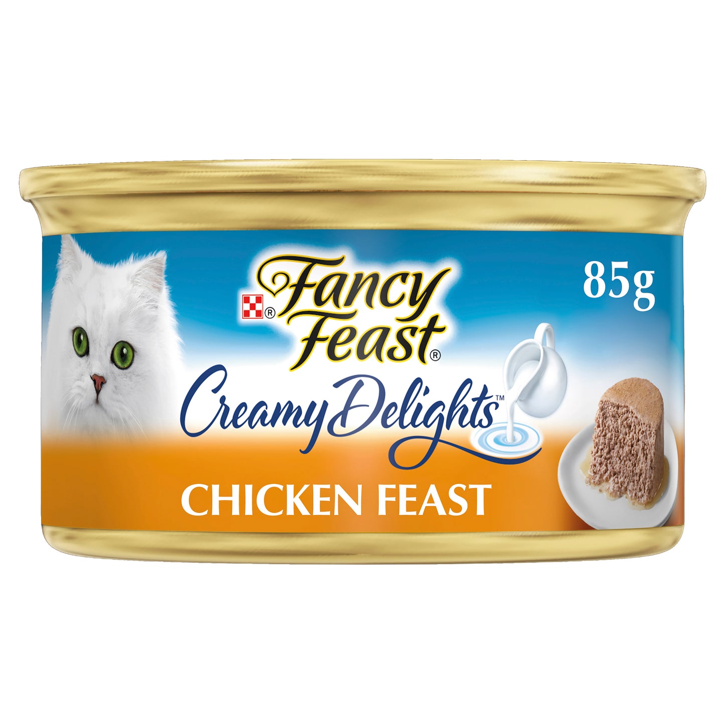 Fancy Feast Adult Creamy Delights Chicken Feast Wet Cat Food 85g