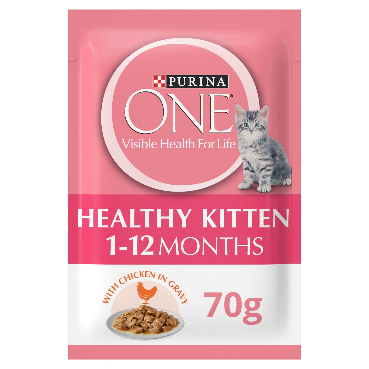 Purina One Kitten Chicken Wet Cat Food 70G