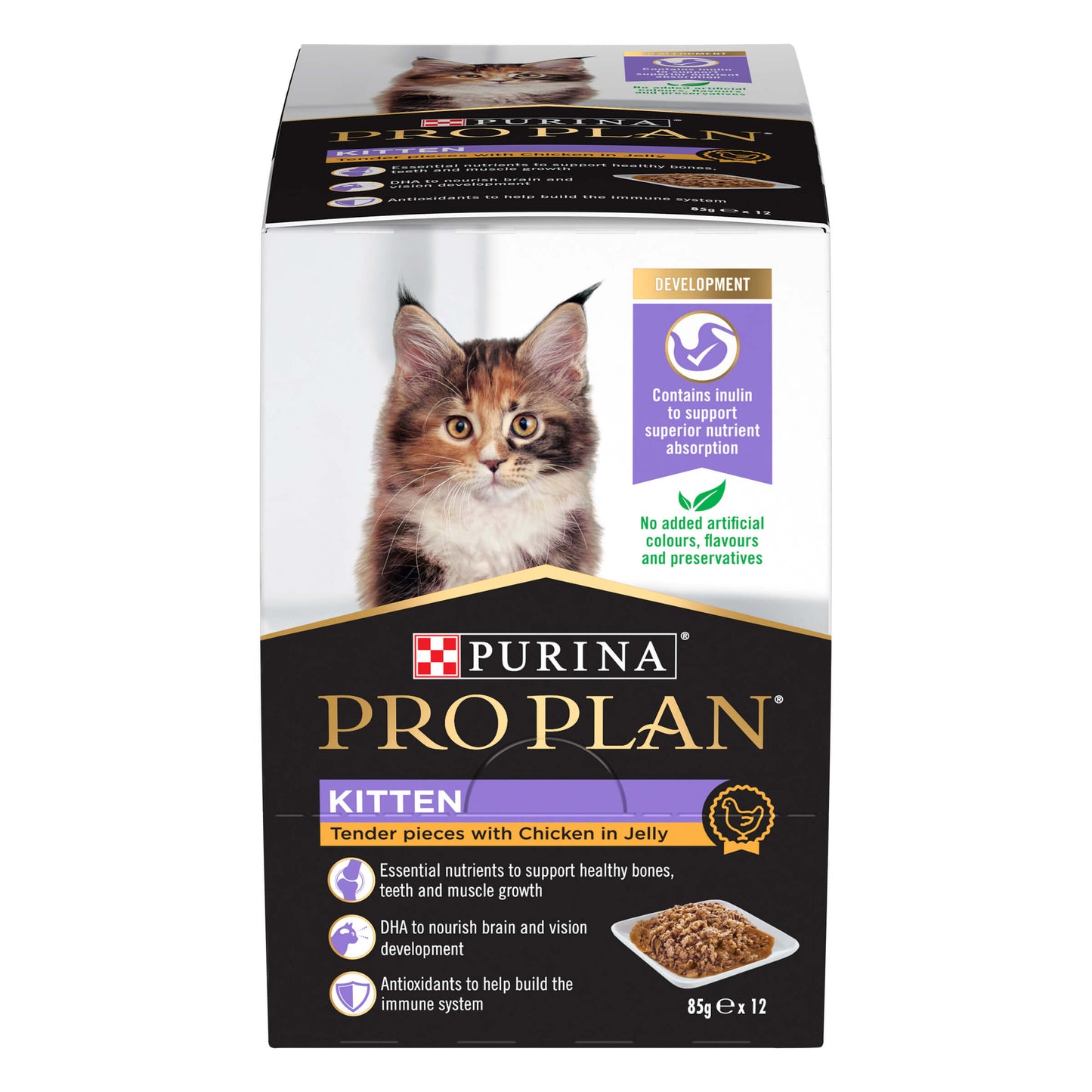 Pro Plan Kitten Chicken Jelly Pouch Wet Cat Food 85g
