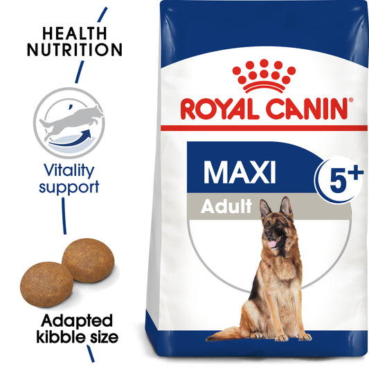 Royal Canin Maxi Large Breed Adult 5+ Chicken Dry Dog Food 15kg