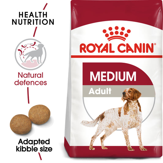 Royal Canin Medium Breed Adult Chicken Dry Dog Food
