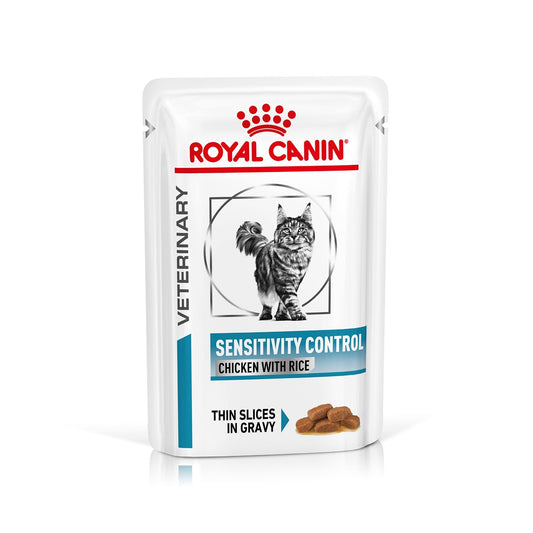 ROYAL CANIN VETERINARY DIET Sensitivity Control Adult Wet Cat Food Pouches 85G