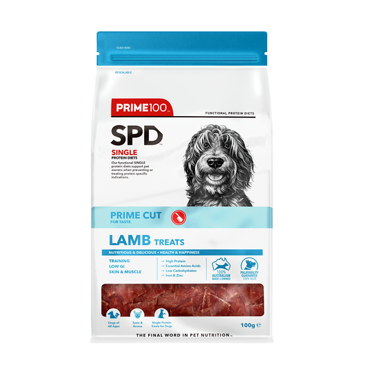 Prime100 SPD Prime Cut Lamb Dog Treats 100g