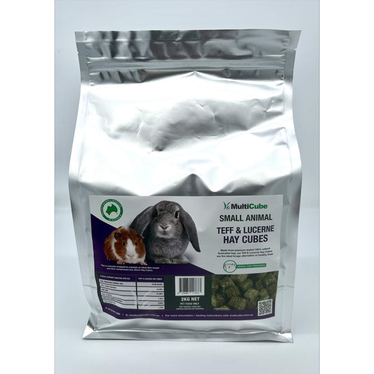 Multicube Small Animal Teff & Lucerne Hay Cubes - 2kg