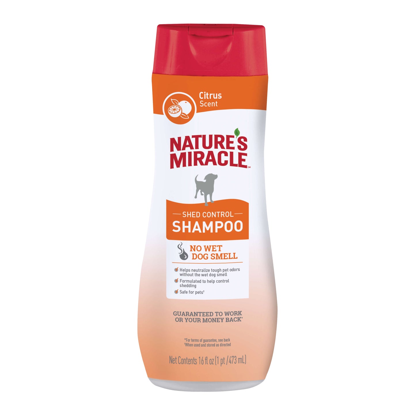 Nature's Miracle Odor and Shed Control Citrus Scent Dog Shampoo