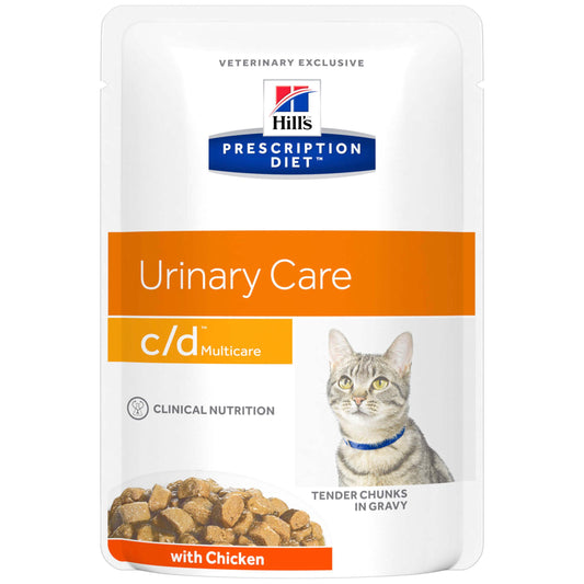 Hill's Prescription Diet C/D Multicare Chicken Pouches Wet Cat Food 85g (100000003924) [default_color]