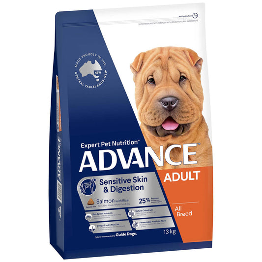 Advance Sensitive Skin & Digestion Adult Salmon Dry Dog Food 13kg (100000004158) [default_color]