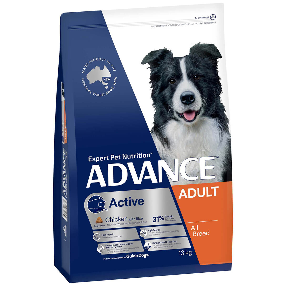 Advance Active Adult Chicken with Rice Dry Dog Food 13kg (100000004159) [default_color]