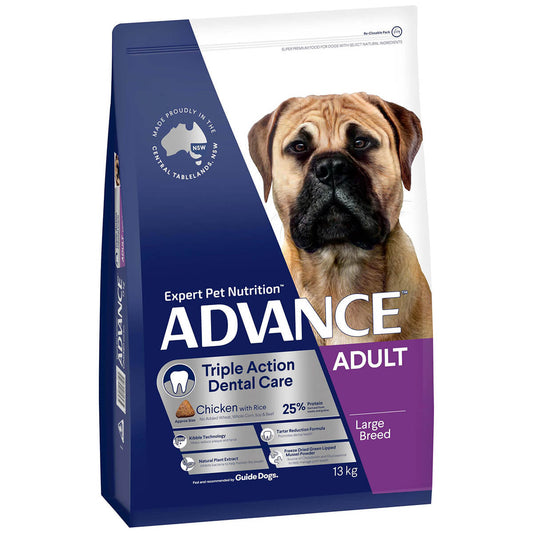 Advance Large Breed Triple Action Dental Care Chicken Dry Dog Food 13kg (100000004160) [default_color]