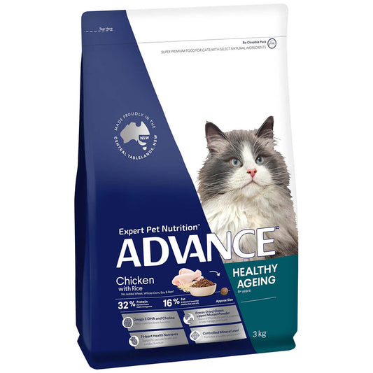 Advance Senior Chicken Dry Cat Food 3kg (100000004169) [default_color]