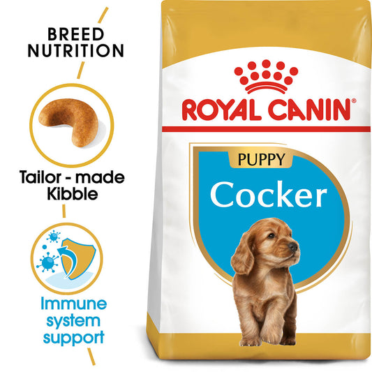 Royal Canin Cocker Spaniel Puppy Dry Dog Food 3kg (100000005448) [default_color]