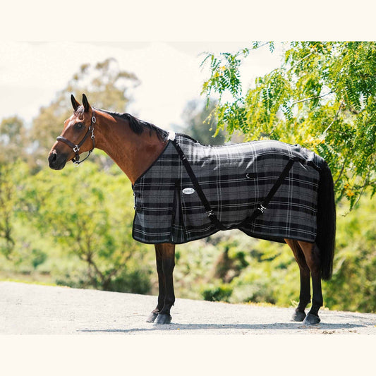 Caribu Wool Horse Rug (100000005484) [Grey Tartan]