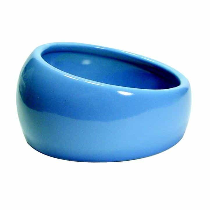 Living World Ceramic Ergonomic Pet Dish (100000005567) [Blue]