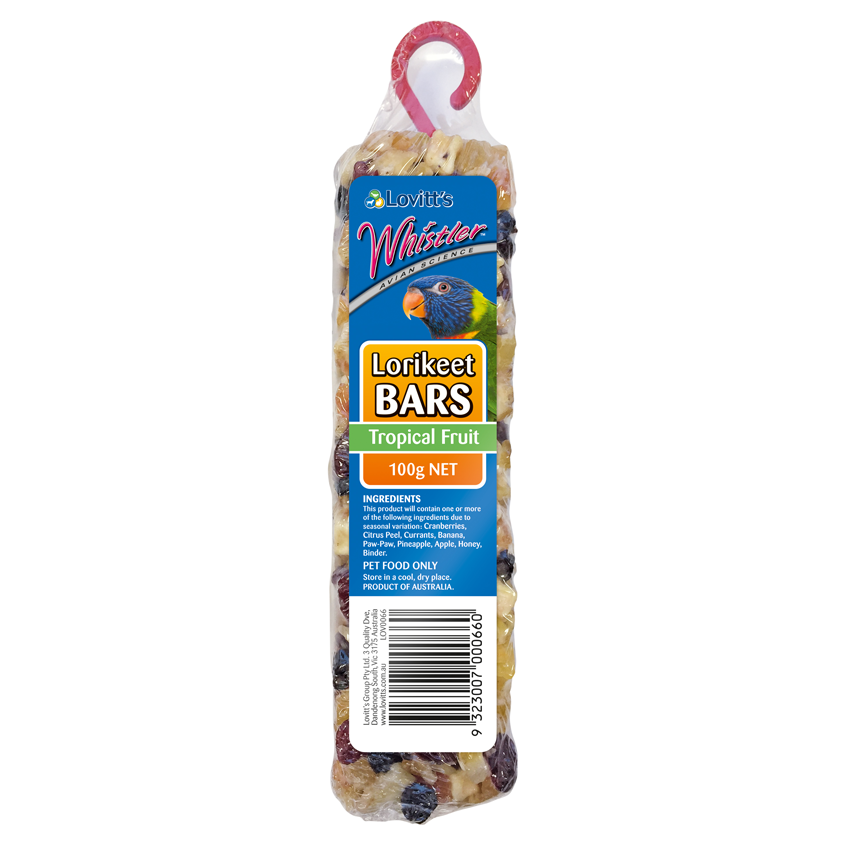 Whistler Lorikeet Bars Tropical Fruit 100g (100000005681) [default_color]