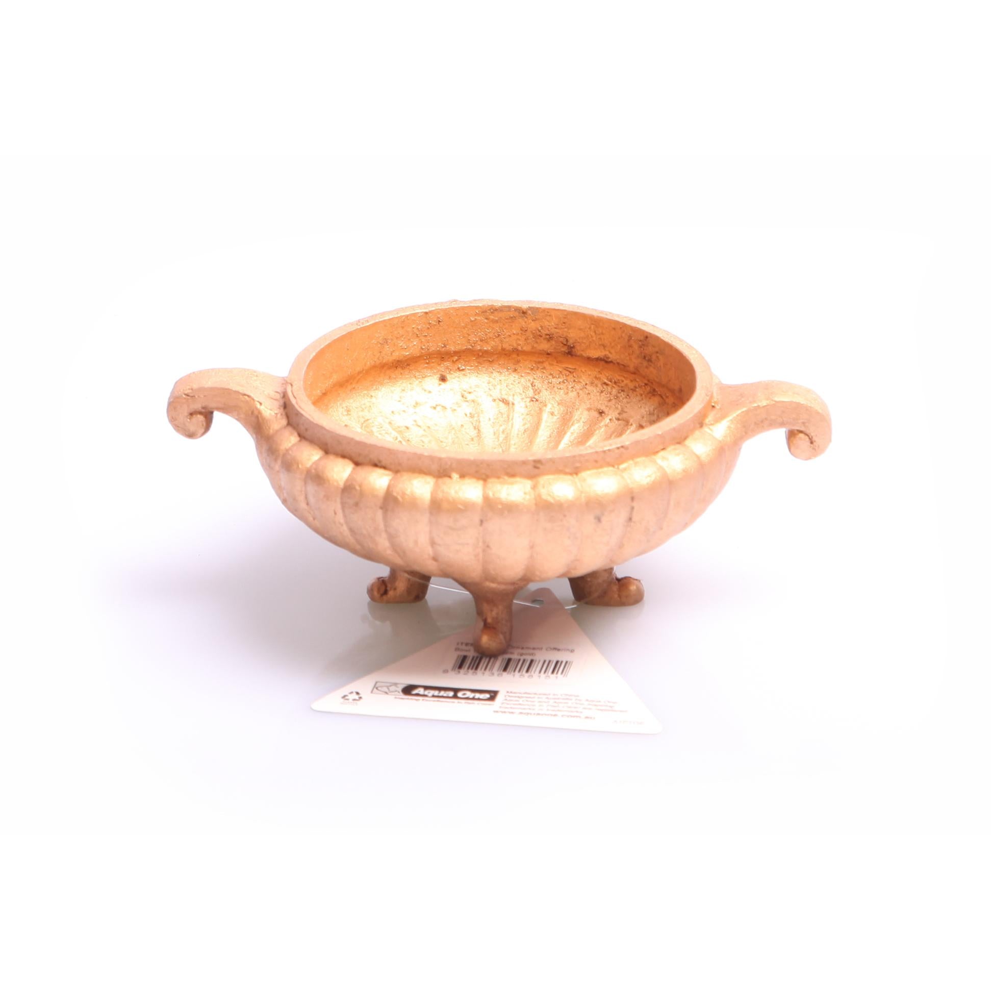 Aqua One Ornament Offering Bowl (100000005974) [Gold]