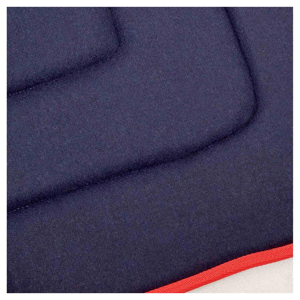 Ascot Wool Saddlecloth (100000010584) [Navy Red]