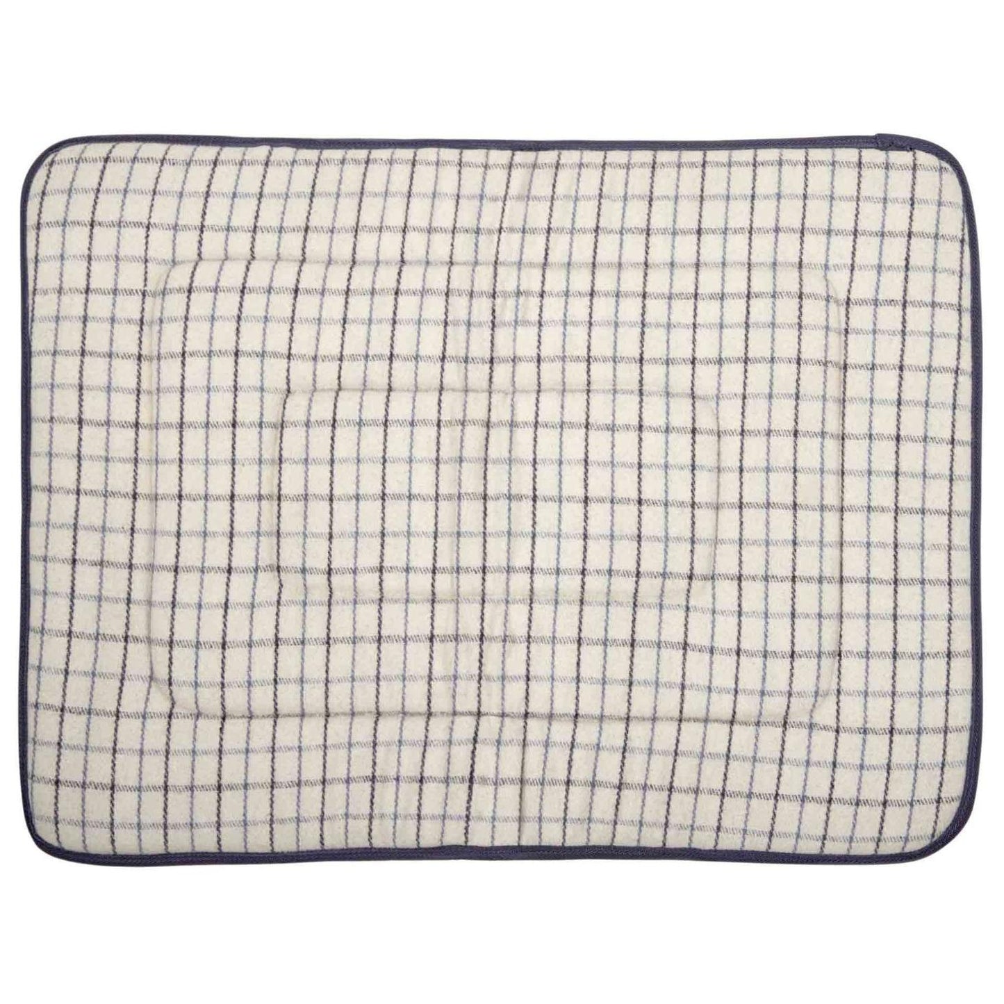Ascot Wool Saddlecloth (100000010586) [White/Blue]