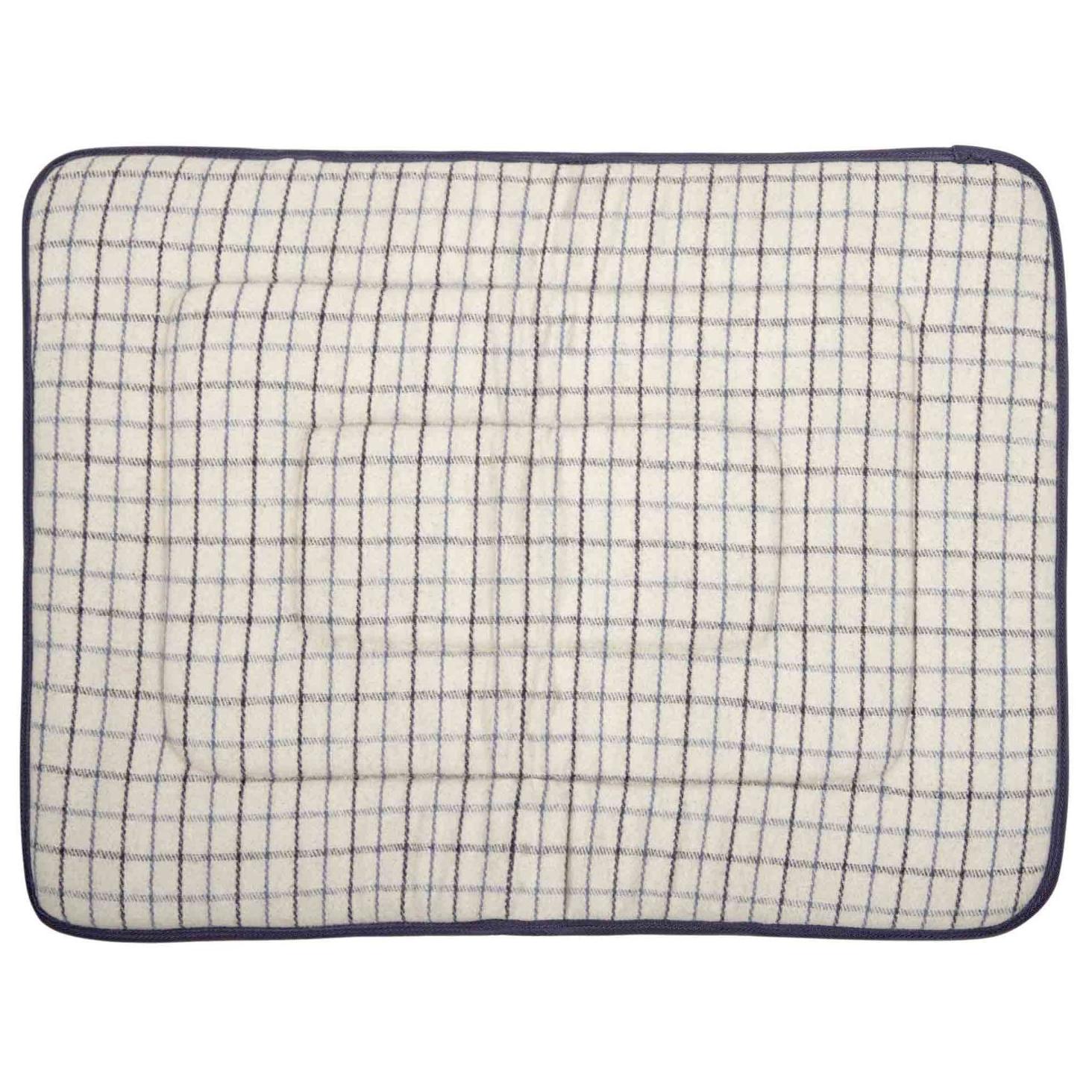 Ascot Wool Saddlecloth (100000010586) [White/Blue]