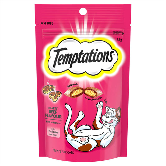 Temptations Hearty Beef Cat Treats 85g (100000010881) [default_color]