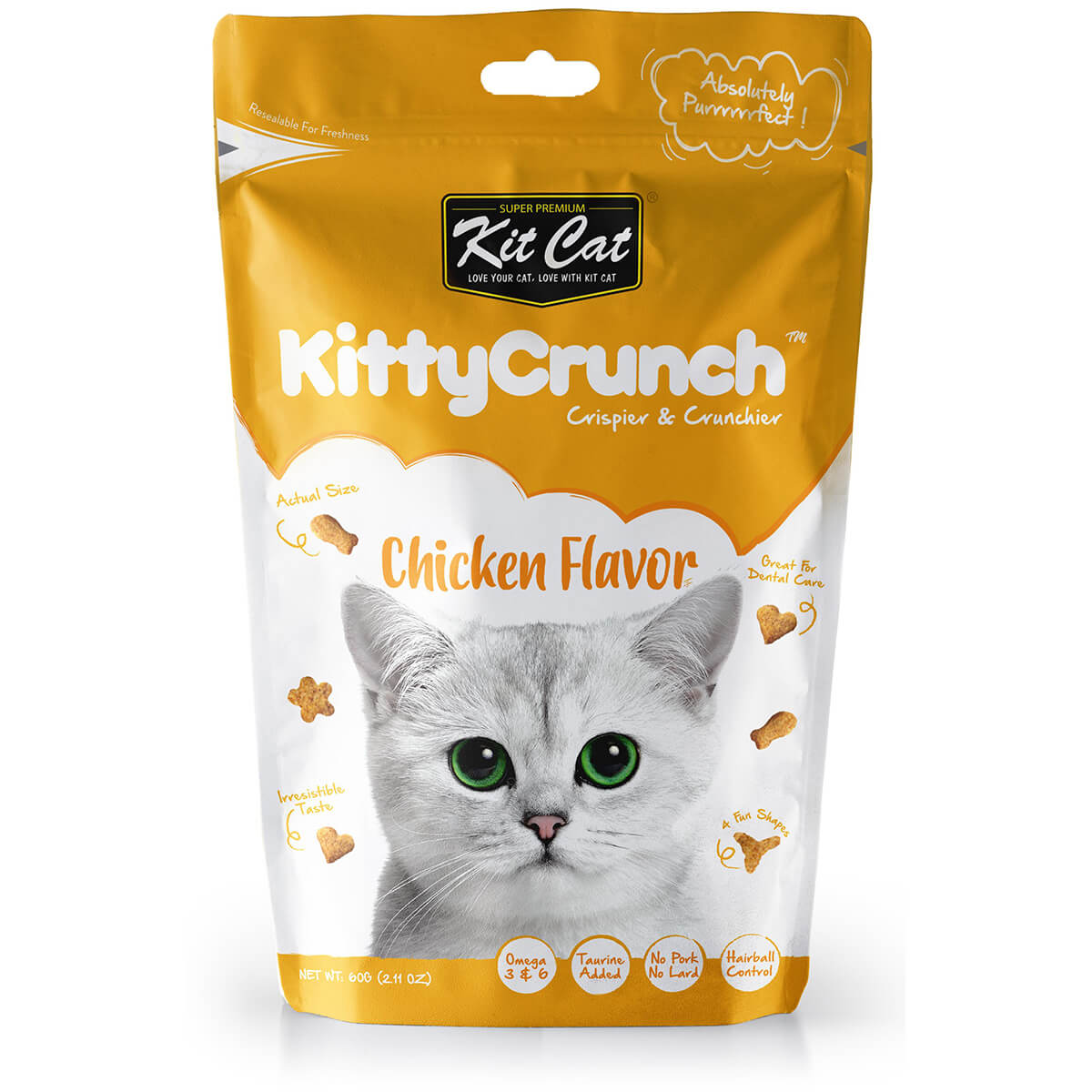 Kit Cat Chicken Kitty Crunch Cat Treats 60g (100000010885) [default_color]