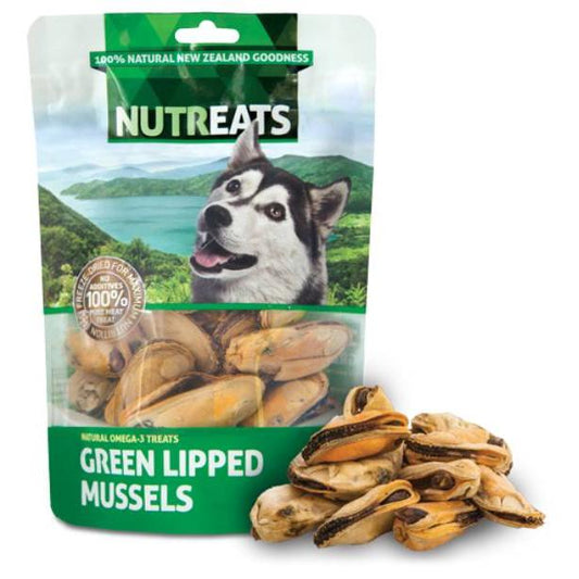 Nutreats Green Lipped Mussel Dog Treats 50g (100000010889) [default_color]