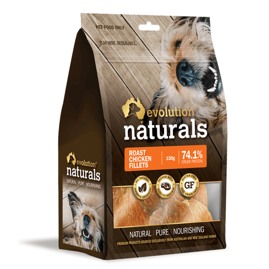 Evolution Naturals Roast Chicken Fillet Dog Treats 150g (100000011433) [default_color]