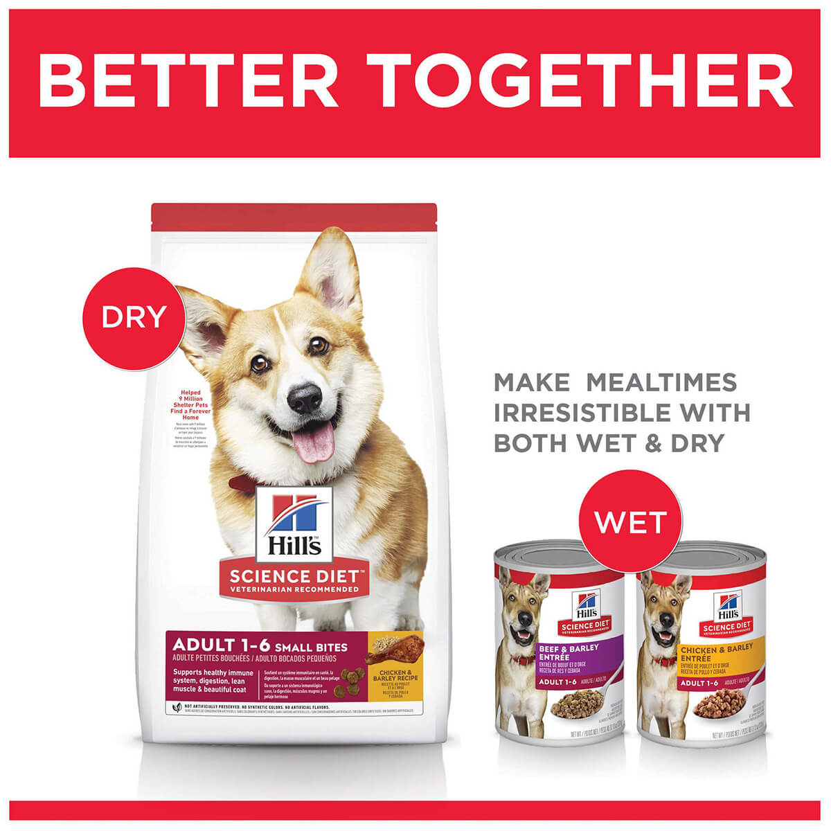 Hill's Science Diet Small Bites Adult Dry Dog Food (100000011740) [default_color]