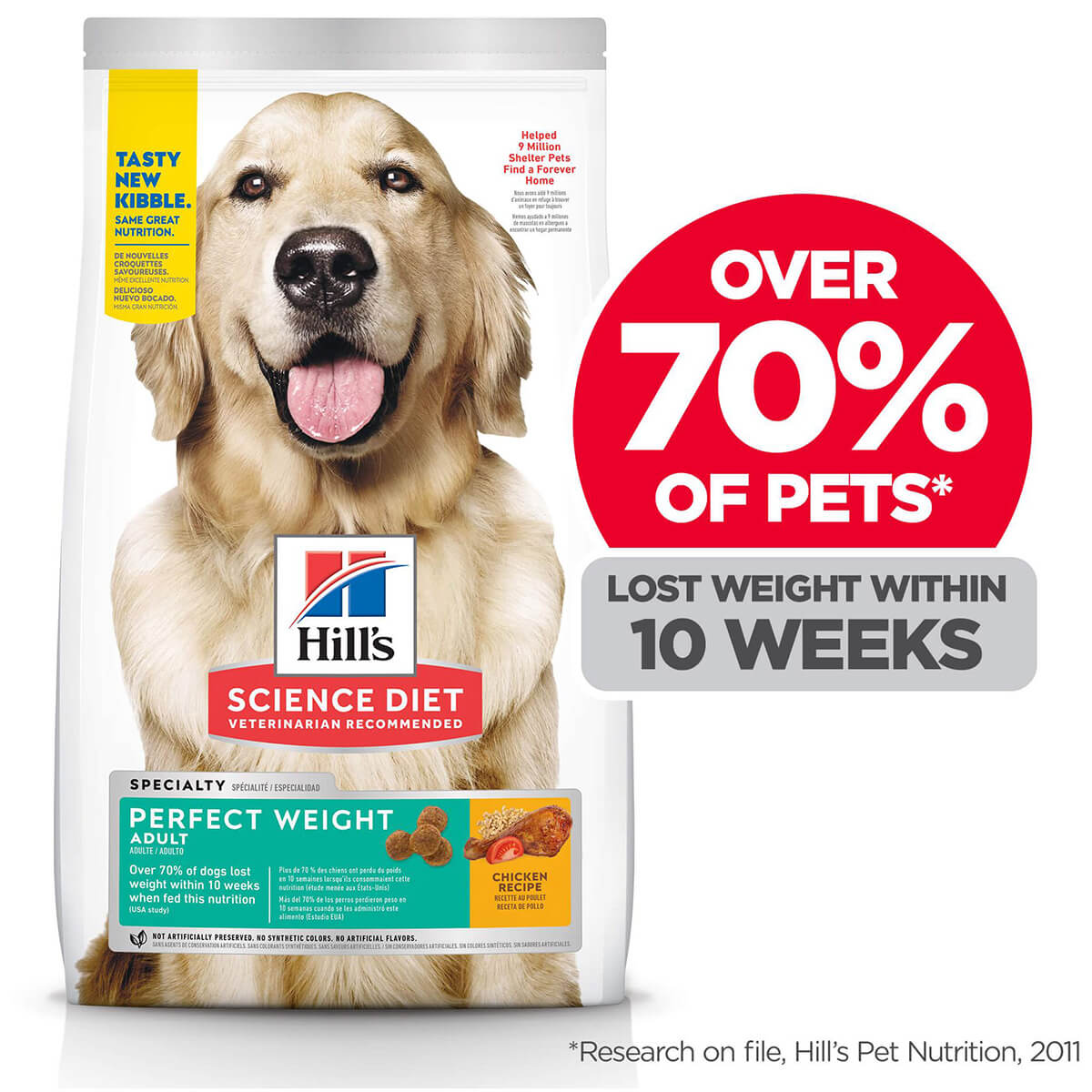 Hill's Science Diet Perfect Weight Adult Chicken Dry Dog Food (100000012202) [default_color]