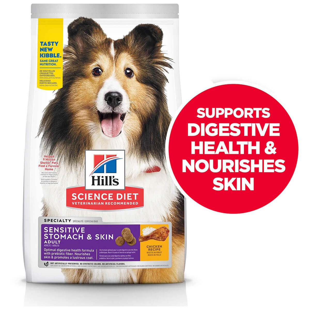 Hill's Science Diet Sensitive Stomach & Skin Adult Dry Dog Food (100000012209) [default_color]