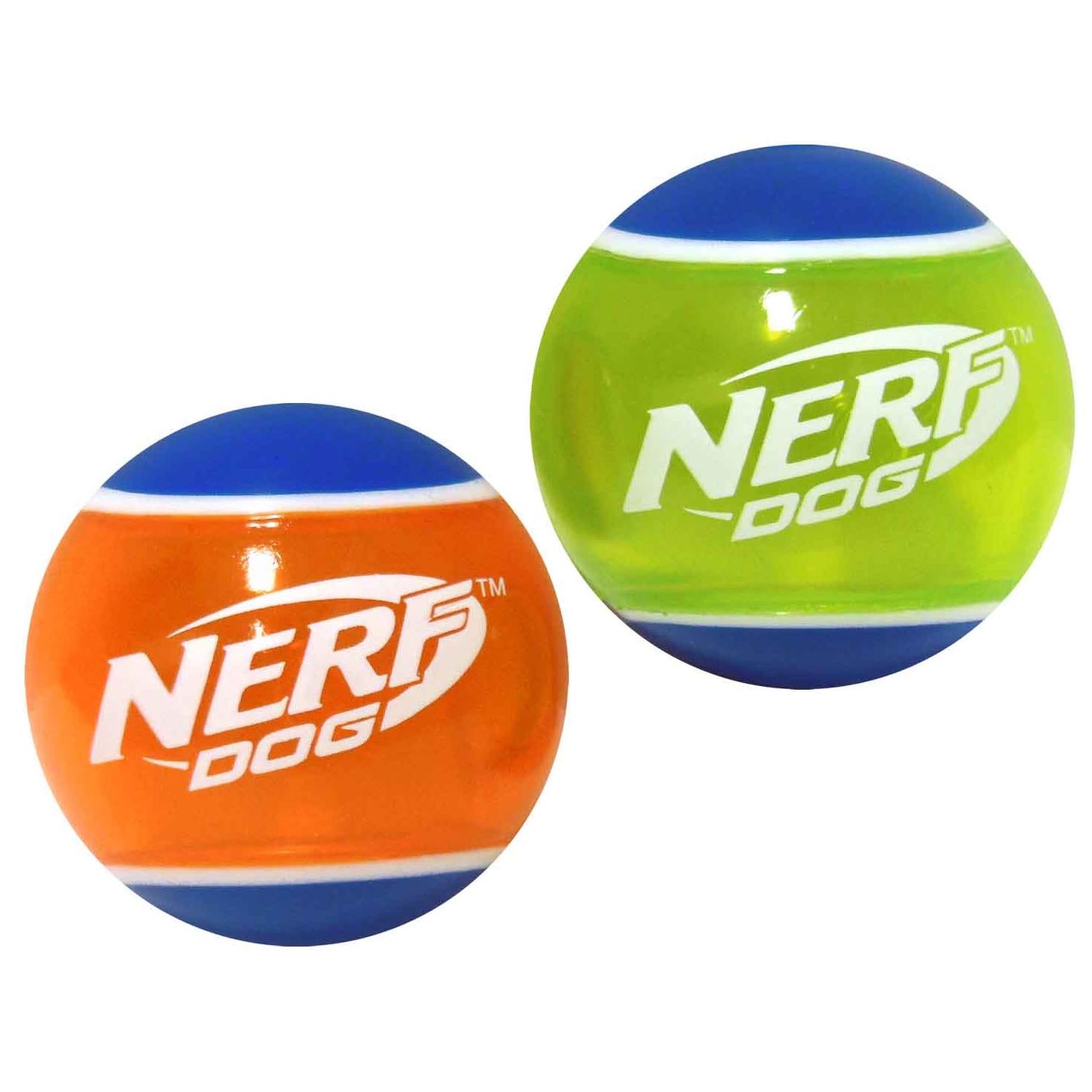 NERF TPR Squeak Tennis Ball Dog Toy 2pk (100000013062) [Multiple]