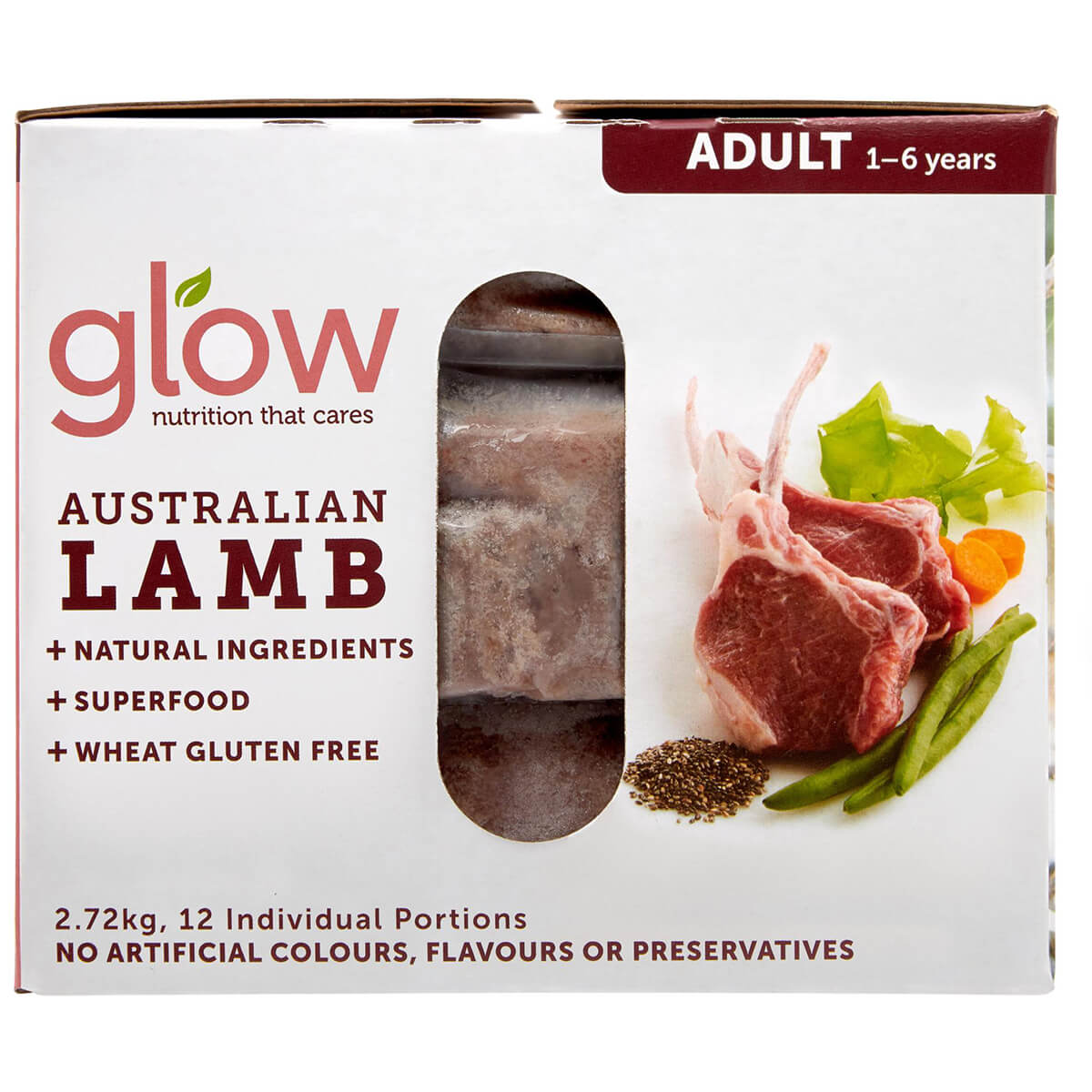 Glow Adult Australian Lamb Raw Dog Food 2.72kg (100000014546) [default_color]