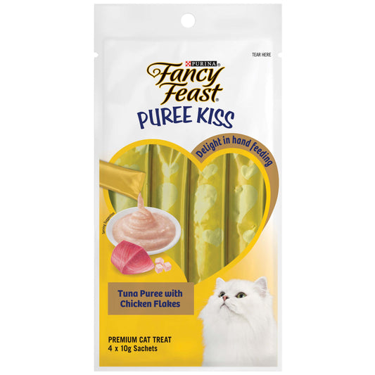 Fancy Feast Puree Kiss Tuna Puree With Chicken Cat Treats (100000015595) [default_color]
