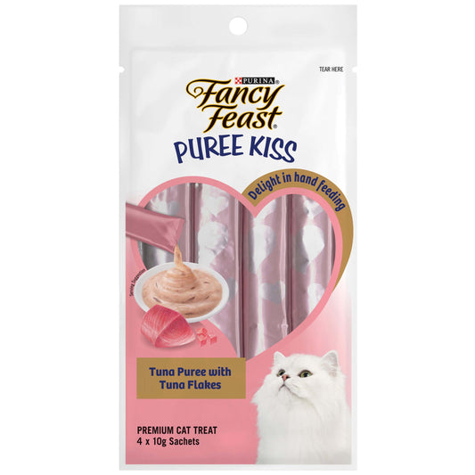 Fancy Feast Puree Kiss Tuna Puree With Tuna Cat Treats (100000015596) [default_color]