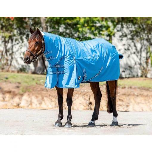 Kingsley 600D Rainsheet Combo Horse Rug (100000015851) [Sky Blue]