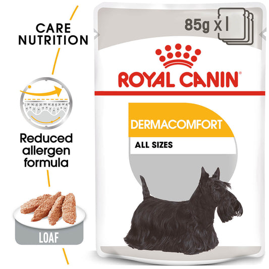 Royal Canin Dermacomfort Adult Loaf Wet Dog Food 85g (100000019004) [default_color]