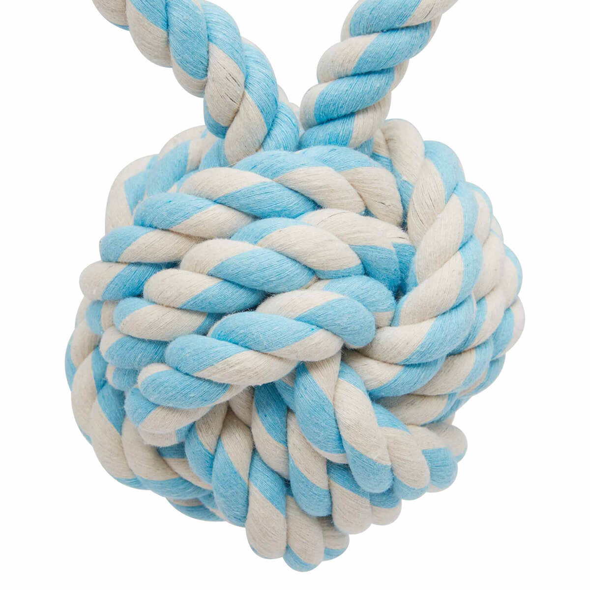 Lexi & Me Single Knot Rope Dog Toy (100000019993) [White/Blue]
