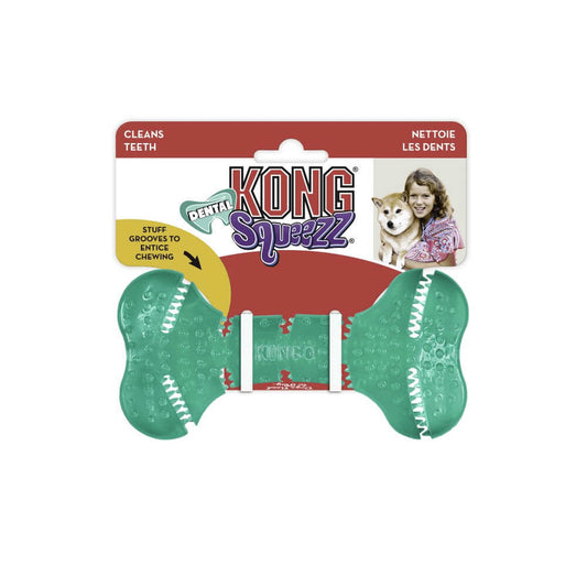 KONG Squeezz Dental Bone Dog Toy (100000021755) [default_color]
