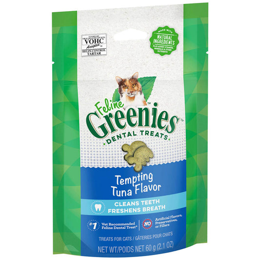 Greenies Tempting Tuna Feline Dental Cat Treats 60g (100000021859) [default_color]